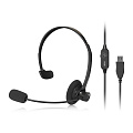BEHRINGER HS10 USB-моно-гарнитура с микрофоном для интернет-телефонии и конференций, с регулировкой громкости