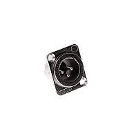 AVCLINK C3MD-LX Разъем XLR панельный, 3 контакта, штекер, тип D