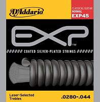 D'ADDARIO EXP45 струны для классической гитары, Normal Tension