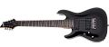 Schecter OMEN-8 BLK L/H Гитара электрическая, 8 струн, корпус липа, гриф клен, лады 24XJumbo, черный