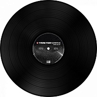 Native Instruments Traktor Scratch Pro Control Vinyl Black Mk2 Виниловый диск с таймкодом Mk2 для системы Traktor Scratch Pro, цвет черный
