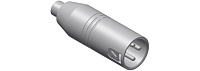 Procab VC102 Переходник RCA мама -  XLR 3-pin папа