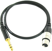Cordial CFM 6 FV инструментальный кабель XLR мама - джек стерео 6.3 мм, длина 6 метров
