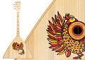 БАЛАЛАЙКЕРЪ SBF-FB Festival Fire Bird Балалайка традиционная, трехструнная, уменьшенная