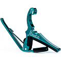 KYSER KG640MA каподастр для акустической гитары, цвет Candy Teal, с именем Meredith Kyser