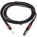 Die Hard DH200LU5 Кабель микрофонный моноджек 6.3 мм - XLR3-мама, бескислородная медь, длина 5 метров, цвет черный