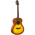 CRAFTER HT-250/BRS  акустическая гитара, верхняя дека ель, корпус красное дерево, цвет коричневый санберст