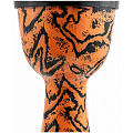 TERRIS DPC-08 URBAN Dune  джембе, пластик, 8" (20 см) х 16" (40 см), оранжевый с черным