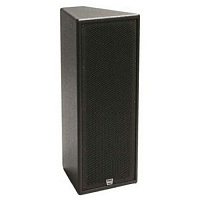 SLS Audio T28R-BK Акустическая система, 56-20000 Гц, 110x30, 2x8", вращаемый ленточный драйвер PRD500, 4 Ом, рекоменд. усилитель 400 Вт, встр. кросс., ручки, "стакан" для стойки, NL4, цвет черный