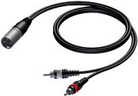 Procab CAB703/5 Аудиокабель XLR 3 pin (вилка) 2х RCA (вилка), 5 м