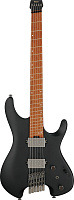 IBANEZ QX52-BKF безголовая электрогитара, 6 струн, HH, наклонные лады, цвет черный