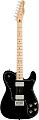FENDER SQUIER Affinity Telecaster Deluxe MN BLK электрогитара, цвет черный