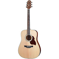 CRAFTER D-6/NC акустическая гитара дредноут, верхняя дека - массив ели, корпус - красное дерево, чехол в комплекте