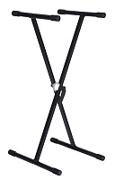 ROXTONE KS018 black стойка для клавишных инструментов, высота 20-99 см, ширина 30-100 cм, максимальная нагрузка 40 кг, цвет матовый черный, вес 3.8 кг
