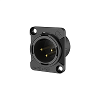 ROXTONE RX3MD-BT Разъем XLR панельный "папа" 3-контактный, цвет черный