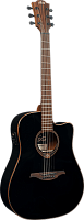 LAG T-118D CE-BLK  Электроакустическая гитара, дредноут с вырезом и пьезодатчиком, цвет черный