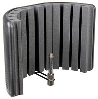 PROAUDIO SMS-40 Акустический экран для микрофона, 40 x 22 x 31 см, 3-слойный, материал пластик/поролон, крепление на стандартную микрофонную стойку