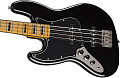 FENDER SQUIER SQ CV 70s JAZZ BASS LH MN BLK 4-струнная бас-гитара (левосторонняя модель), цвет черный