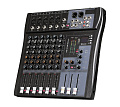 CRCBOX MR-60S  микшерный пульт, 5 моновходов, 1 стереовход, 3-полосный эквалайзер, 1 FX