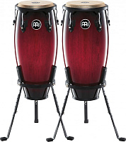 MEINL HC555WRB конги со стойкой (10"+11"), цвет "красное вино"