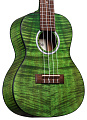 CORDOBA 15CFM Jade Green укулеле концертная, корпус огненный клён, цвет насыщенный зелёный