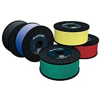 Rockcable RCL10301 D7 BL  кабель микрофонный балансный, витой медный экран, диаметр 7 мм, синий