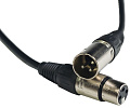 ROCKDALE MC001-30CM готовый микрофонный кабель, разъёмы XLR, длина 30 см