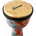 TERRIS DPC-08 URBAN Cuba  джембе, пластик, 8" (20 см) - 16" (40 см), разноцветный
