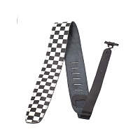 Perri's P25SS-566  Кожаный ремень, Black/White Checked 