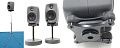 Genelec 8020-408 площадка под мониторы 8020, 8320. Для напольных и настольных стоек с резьбой 3/8". Угол наклона регулируется подставками Iso-Pod