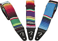 FENDER 2 SERAPE STRAP PRPL MULTI ремень гитарный