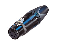 Neutrik NC4FXX-BAG кабельный разъем XLR female черненый корпус 4 контакта
