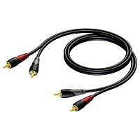 Procab CLA800/10 Аудиокабель 2 RCA - 2 RCA, длина 10 м