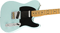 FENDER VINTERA '50S TELECASTER® MODIFIED, MAPLE FINGERBOARD, DAPHNE BLUE электрогитара, цвет голубой, в комплекте чехол