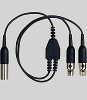 SHURE AXT652 соединительный Y-кабель 2 TA4F TO TA4M для систем Axient
