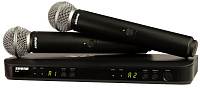 SHURE BLX288E/PG58 M17 662-686 MHz радиосистема с двумя ручными передатчиками  