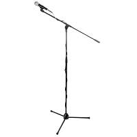 ONSTAGE MS7500  набор для пения - динамический микрофон, стойка-журавль, микрофонный держатель, кабель XLR-Jack 6м