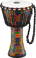 MEINL PADJ2-S-F  джембе малый, походный (8"x16"), материал - синтетический полимер, мембрана синтетическая, веревки - PP-нейлон