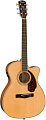 FENDER PM-3CE STANDARD TRIPLE O, NAT электроакустическая гитара серии Paramount, цвет натуральный