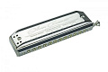 HOHNER Silver Concerto 7535/48 C (M753501)- губн. гармоника - Chromatic, 12 отв., 48 яз., корпус - серебро, крышки - серебро, язычки - медь (1.2 мм)