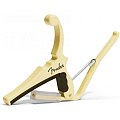KYSER KGEFOWA каподастр для электрогитары, Fender Olympic White, бежевый