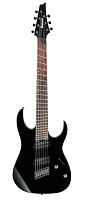 IBANEZ RGMS7-BK, мультимензурная 7-струнная электрогитара, цвет черный