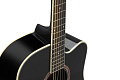 STARSUN DG220c-p Black акустическая гитара, цвет черный