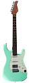 Mooer GTRS S800 Green Электрогитара со встроенным процессором, HSS, палисандр,  цвет Surf Green