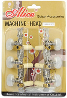 ALICE AOD-018C(P) Комплект хромированной механики 35 мм для классической гитары