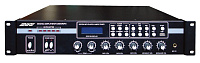 ABK PA-2306 Компактный радиоузел, 70/100В, 60Вт канал, вход:5 мик, 1 AUX, цифр AM/FM тюнер, MP3, USB