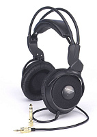 Samson RH600 мониторные открытые наушники, 20 Гц - 22 кГц, 32 Ом, 40 мм драйвер с ультратонкой Mylar мембраной, неодимовый магнит, чувствительность 106 дБ, адаптер штекера, длина кабеля 3 метра, вес 0.363 кг