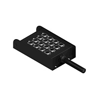 Procab MSB112.4 Коммутационная панель с разъемами 12х XLR 3-pin (розетка), 4х XLR 3-pin (вилка), 180х85х390 мм