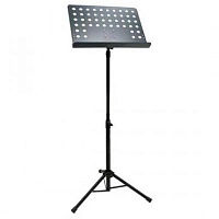 OnStage SM7212B  пульт дирижера (с перфорацией), тренога, 19" подставка для нот, сталь, черный