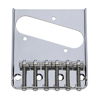 Hosco H-T-40C  бридж Telecaster, vintage style, цвет хром, седла 6 х mini-vintage
